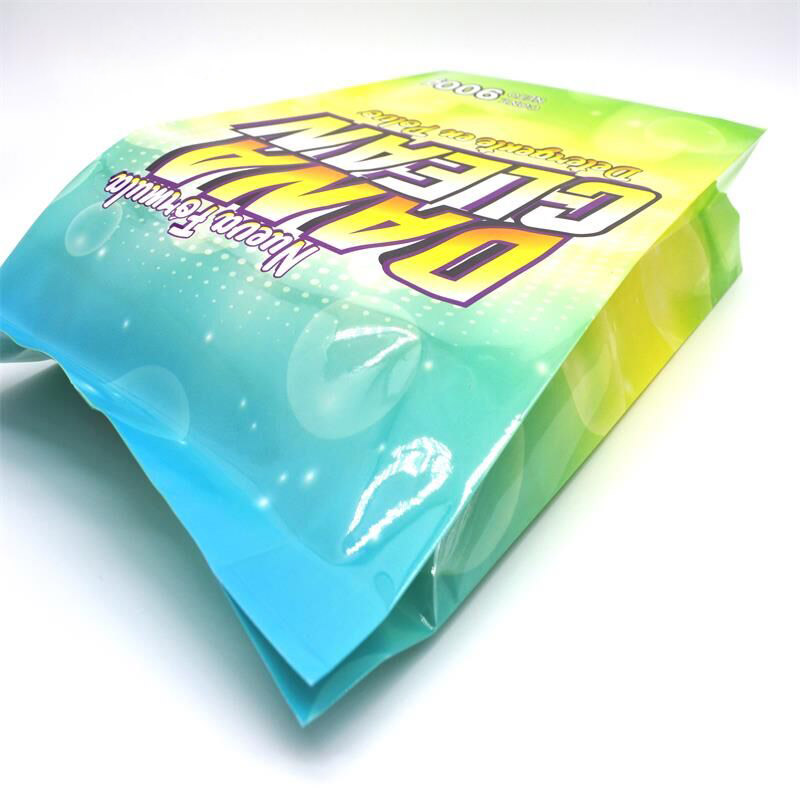 Three side seal daily chemical packaging bag